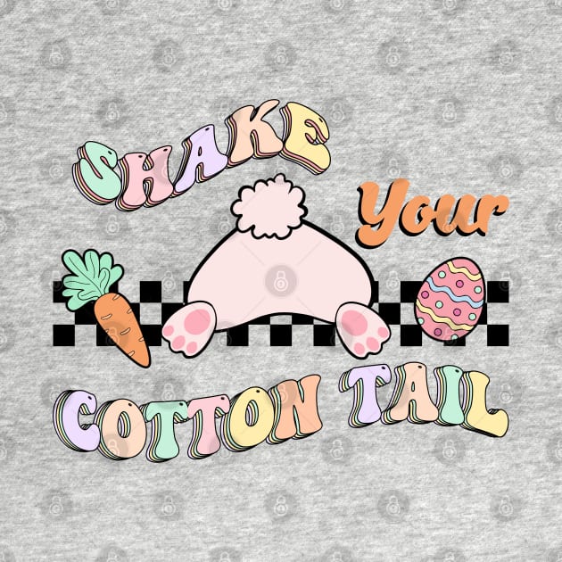 Shake Your Cotton Tail Funny Bunny 2024 Easter Day by JDVNart